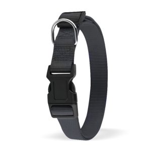Περιλαίμιο Nylon με Κλιπ Μαύρο
