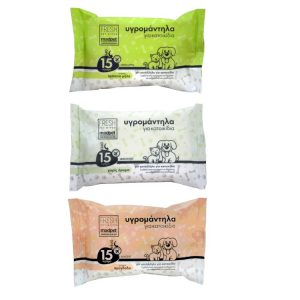 Pet Wipes Υγρομάντηλα για Κατοικίδια