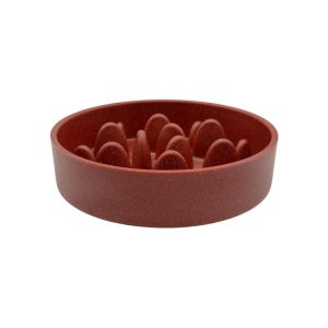 Πιάτο Bamboo Slow Feeder Κόκκινο